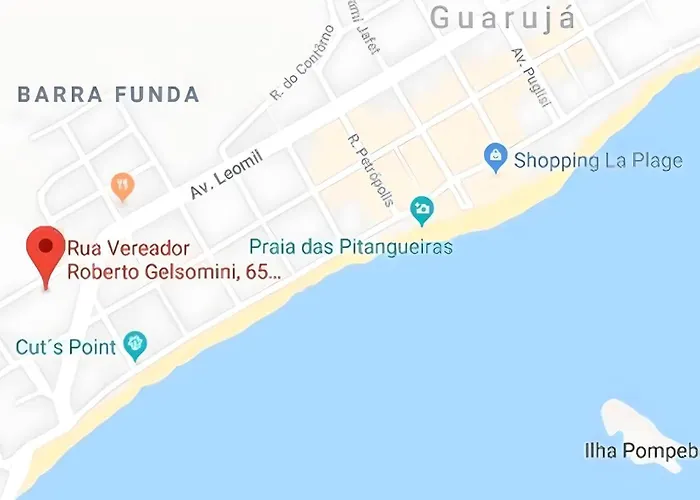 Apartamento Dulce Pitangueiras Guaruja Com Varanda